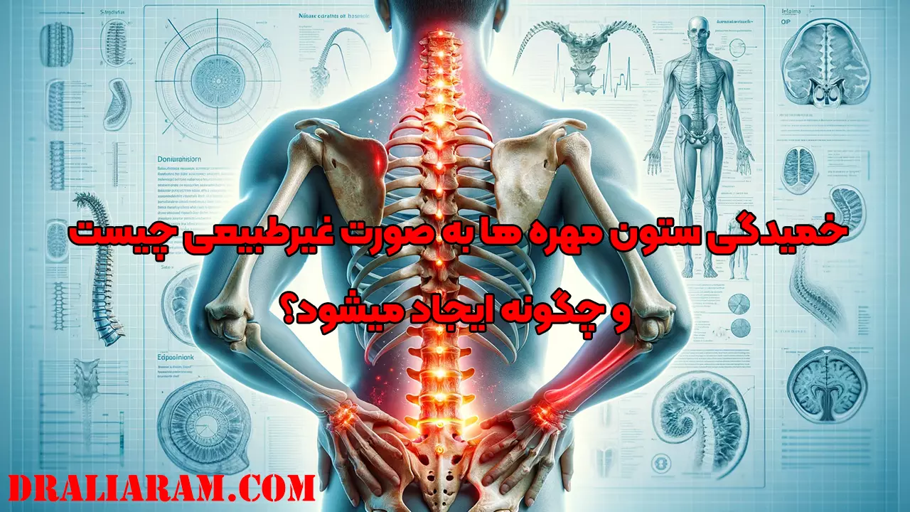 خمیدگی ستون مهره ها به صورت غیرطبیعی