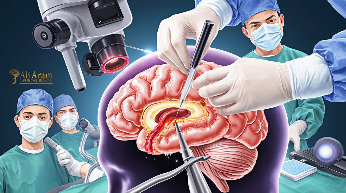 جراحی ضایعات عروقی مغز